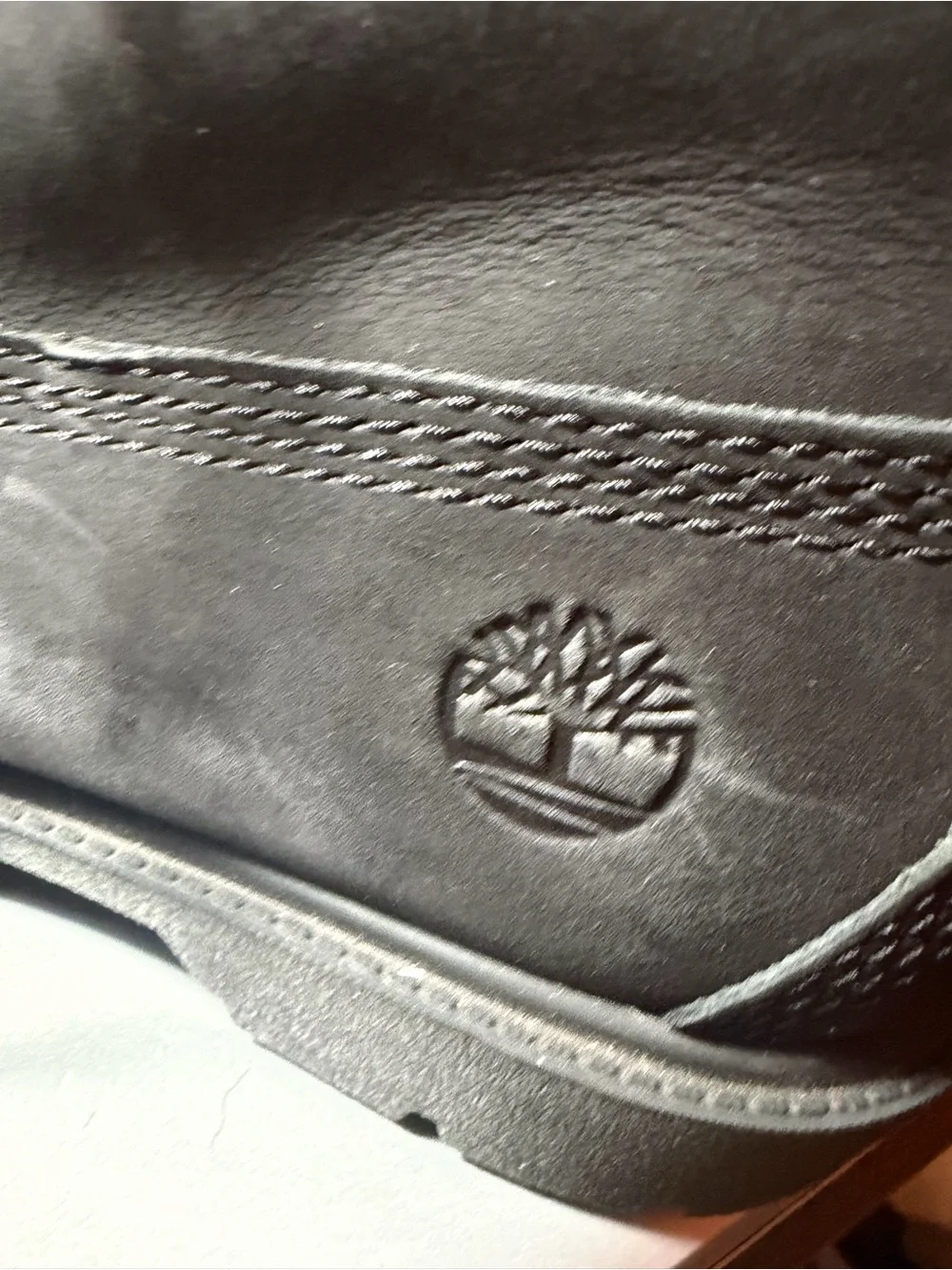 Youth  Black Work Boots - Classic Lace-Up Design. Size 3 Timberland